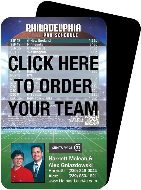 Sports Schedules: Football Schedules<br>3.5 x 6 Full Magnet